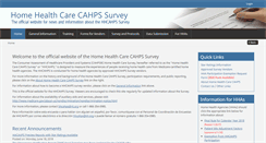 Desktop Screenshot of homehealthcahps.org