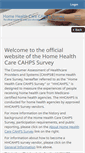 Mobile Screenshot of homehealthcahps.org