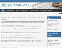 Tablet Screenshot of homehealthcahps.org